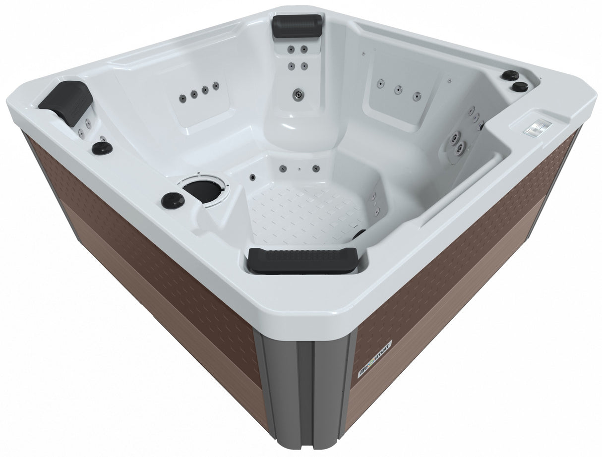 This is a picture of the hot tub from above so you can see the jets.