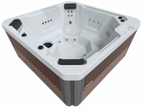 This is a picture of the hot tub from above so you can see the jets.