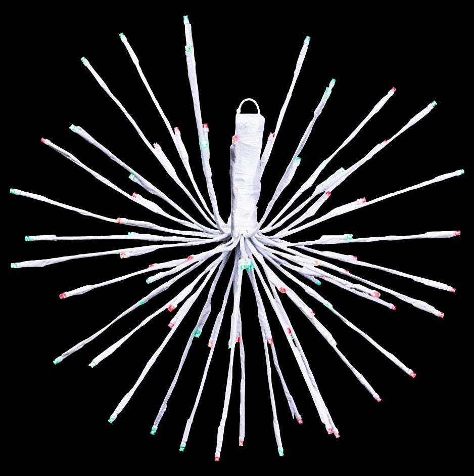 This image shows the red and green burst option on a black background.