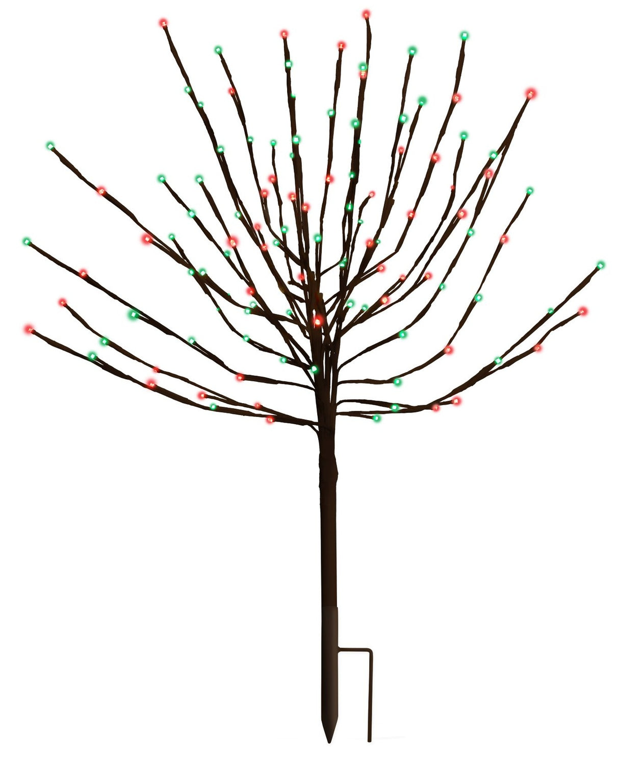 This image shows the red and green light burst option on a white background.