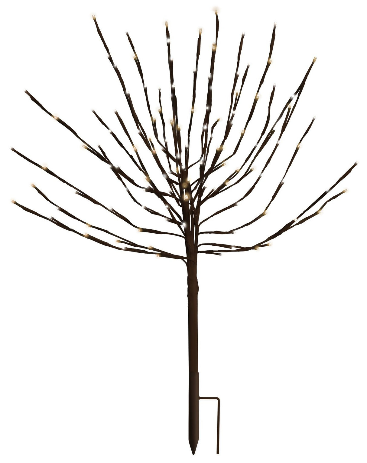 This image shows the champagne light burst option on a white background. The "champagne" is actually warm white and pure white LED lights.