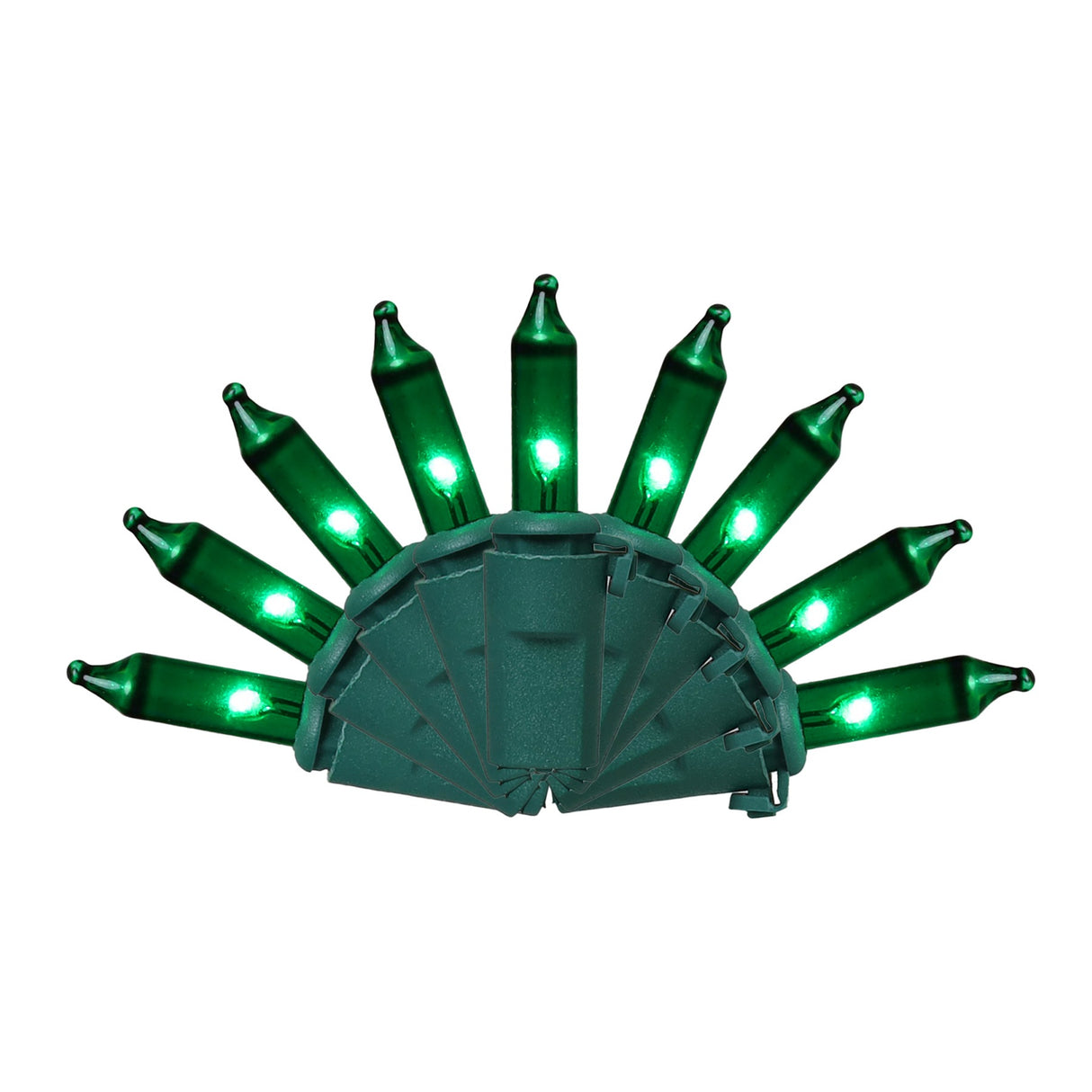 This image shows the green lights against a white background.