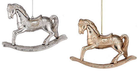 This image shows the two color options available for this specific ornament.