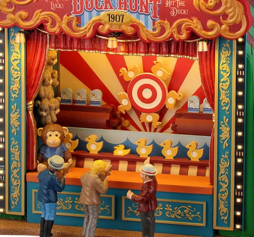 This is an up close view of inside of the booth.