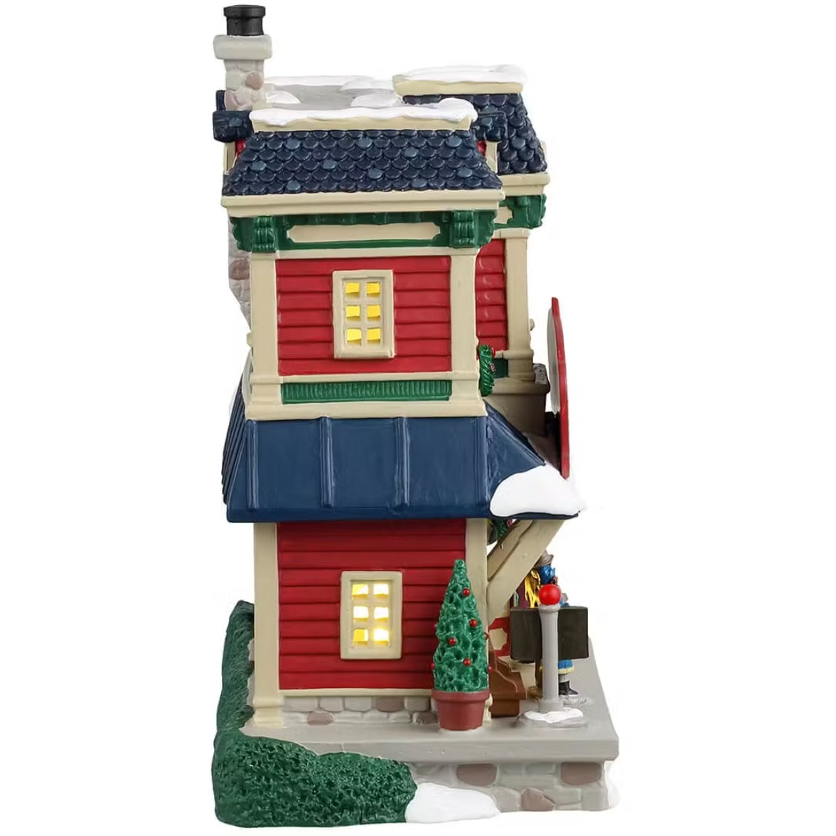 This is the other side of the building. You can see light coming through the windows.