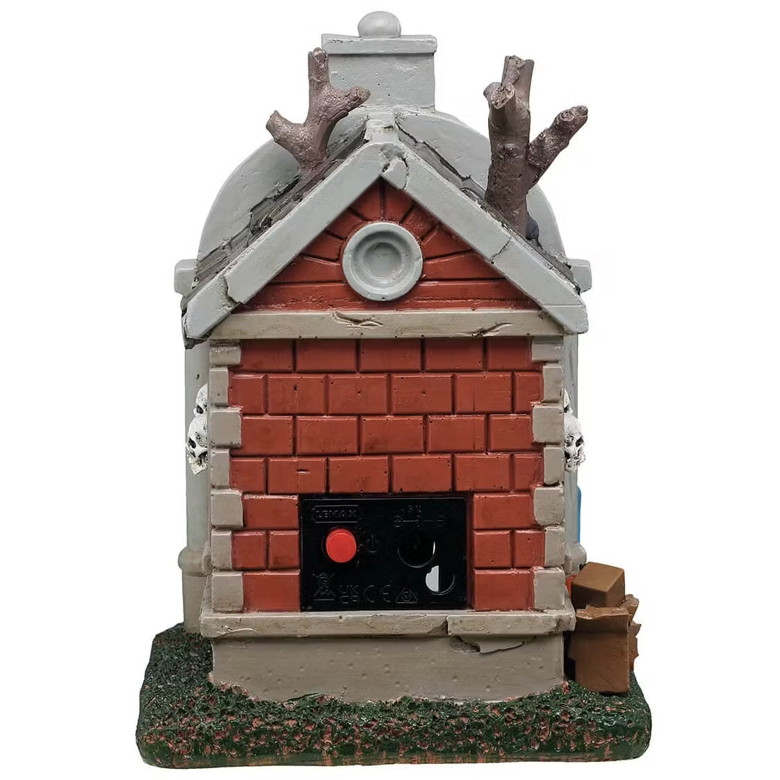 This is the back of the building showing the On/Off switch.