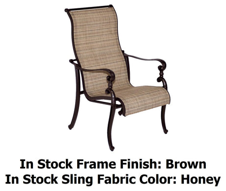 Madison Cast Aluminum Sling Patio Dining Sets