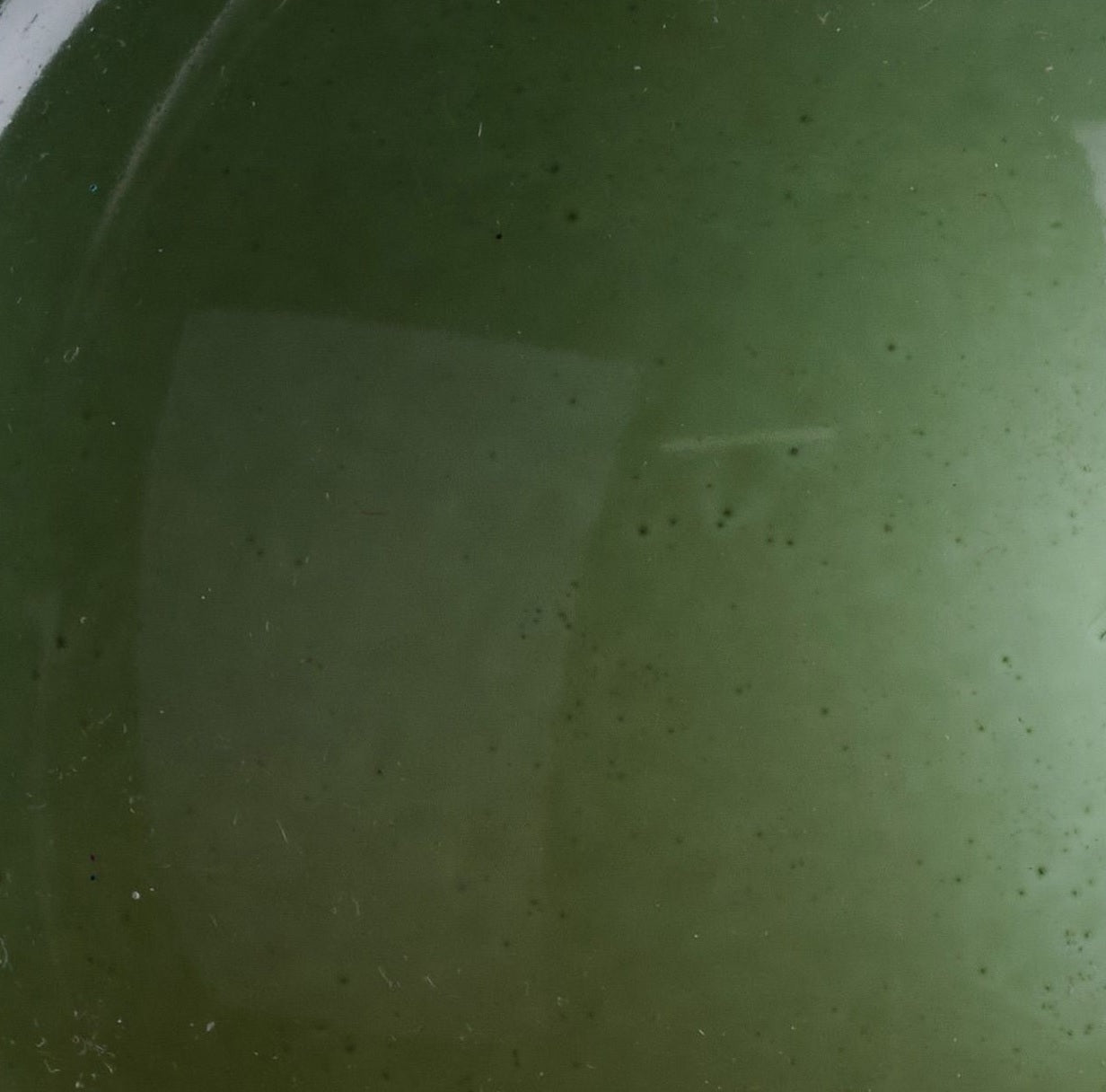 This is an up close view of the sage green plastic.
