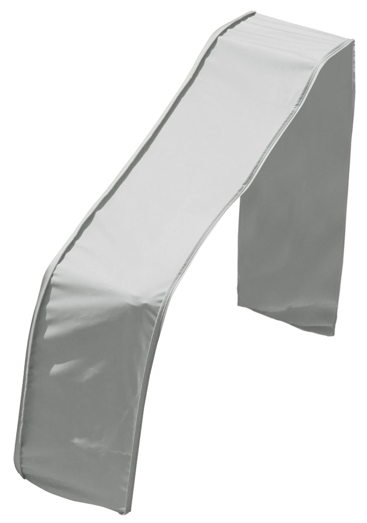 Protective outdoor furniture cover. The color is light gray. It was designed to extend your sectional cover.