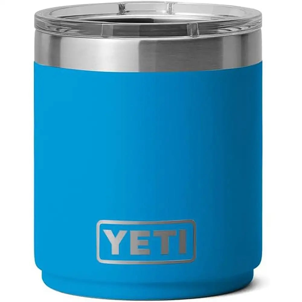 Blue colored Yeti Rambler cup.