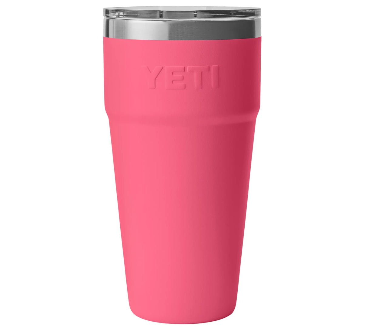 Tropical Pink colored Yeti Rambler cup.