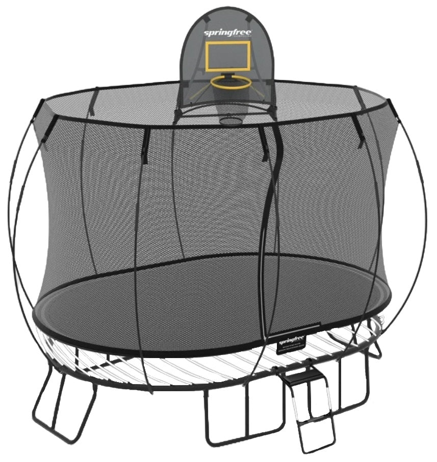 8' x 11' Medium Oval Springfree Trampoline Ultimate Bundle