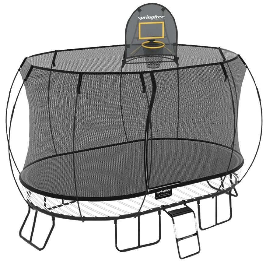 8' x 13' Large Oval Springfree Trampoline Ultimate Bundle