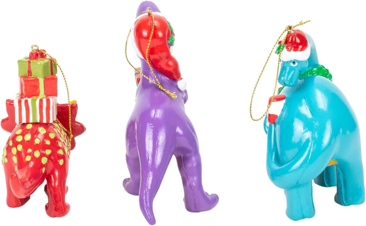 4.5" Christmas Dinosaur Ornament