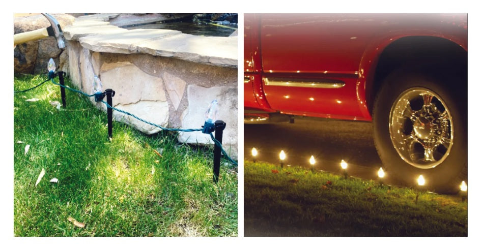 2-In-1 Heavy Duty Yard Stakes (10-Pack)