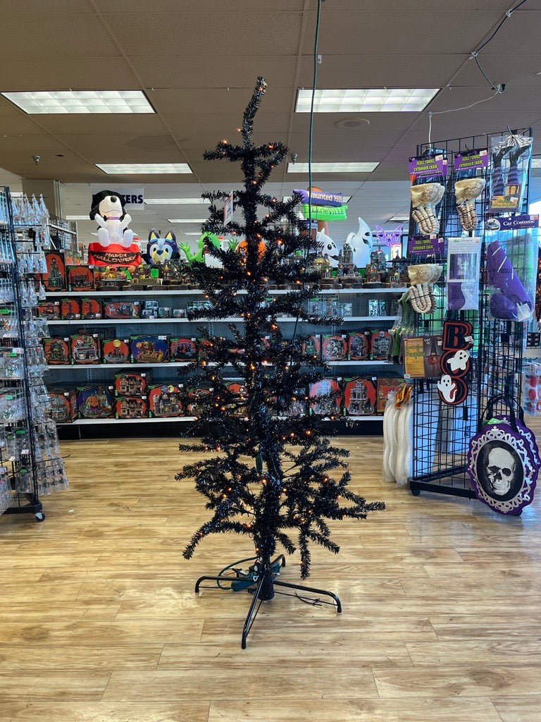 7' Haunted Hollow Color-Changing Animated Spooky Tree with Music