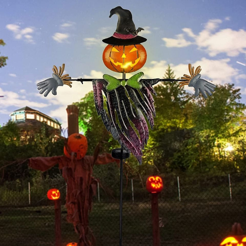 Solar LED Halloween Metal Stake Yard Decoration