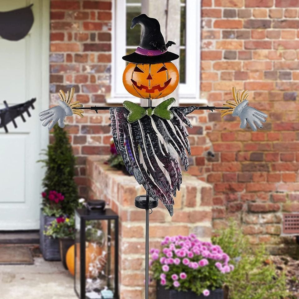Solar LED Halloween Metal Stake Yard Decoration