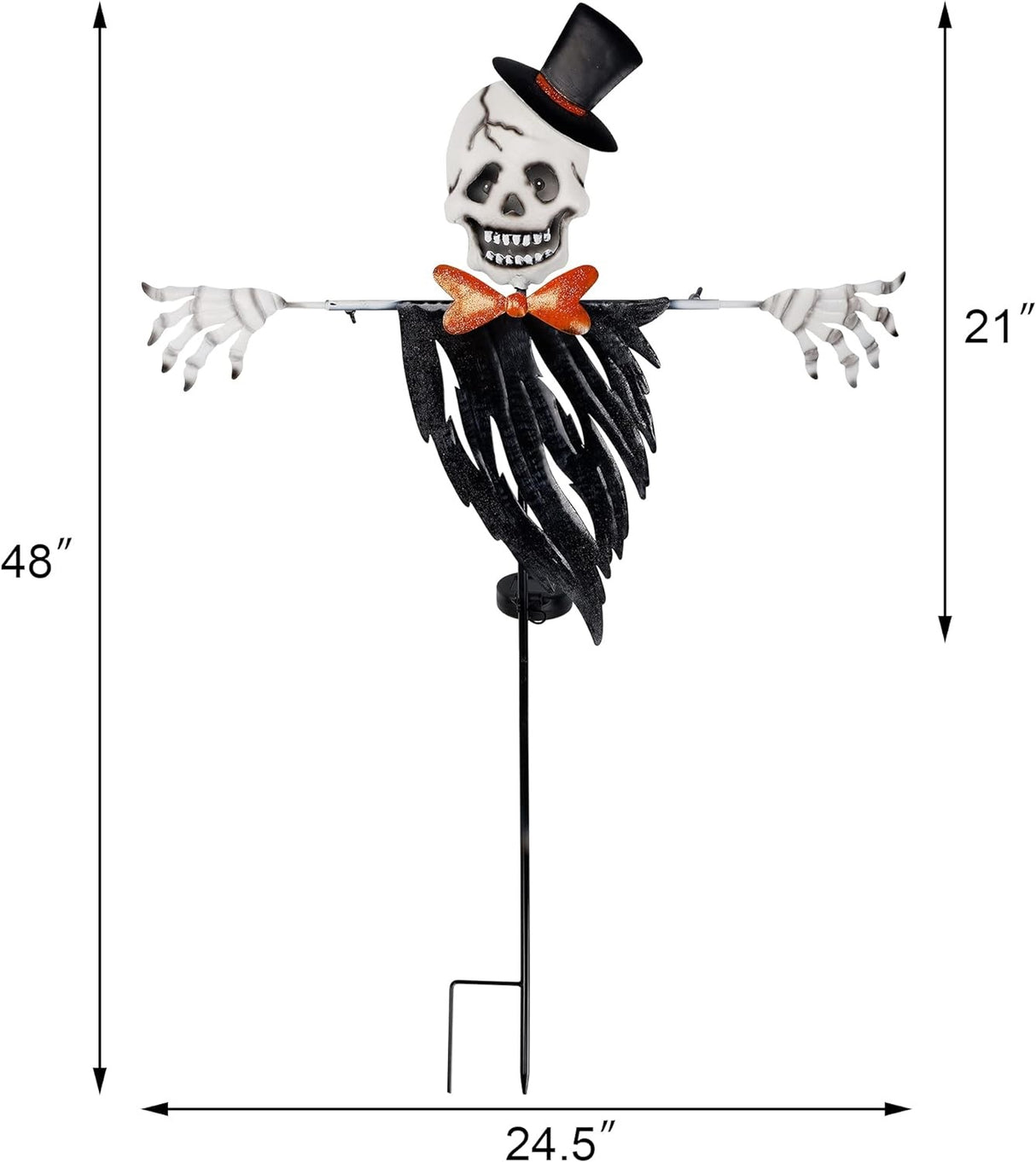 Solar LED Halloween Metal Stake Yard Decoration