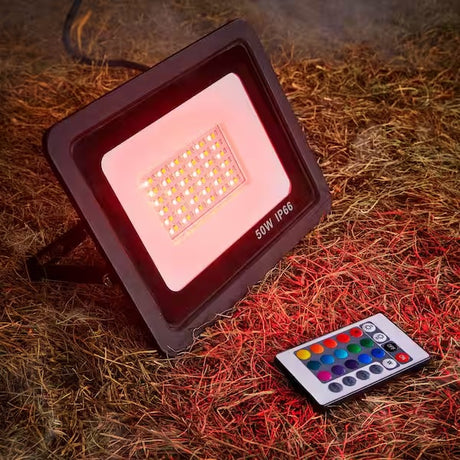 Floodlight that features 16 colors and 4 different light modes.