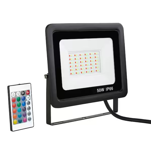 Floodlight that features 16 colors and 4 different light modes.
