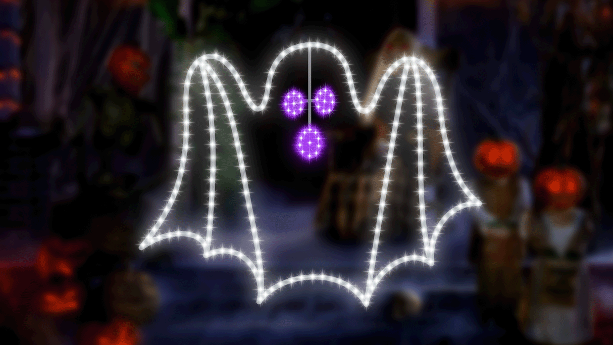16" Hi-Vibrant LED Ghost Halloween Decoration