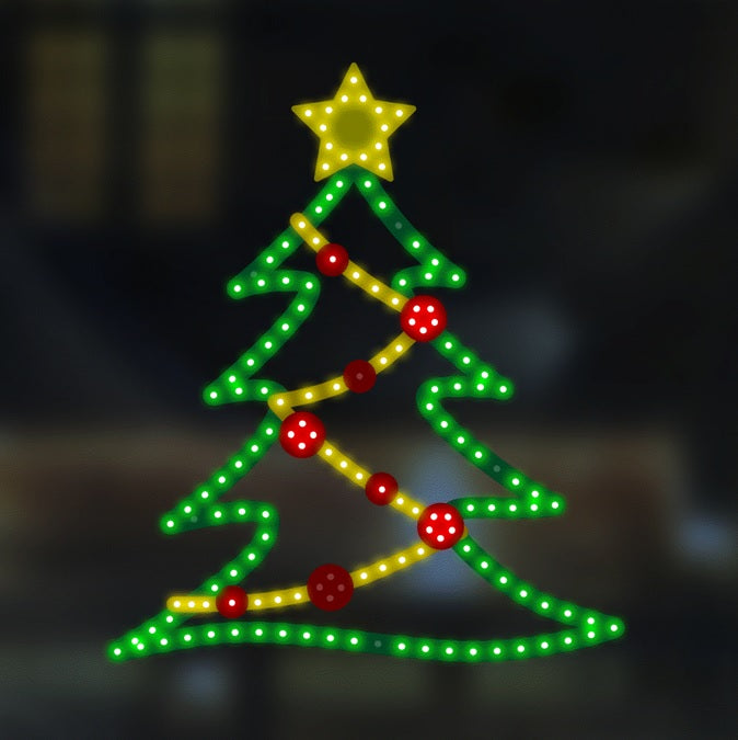 Hi-Vibrant LED Tree Christmas Decoration