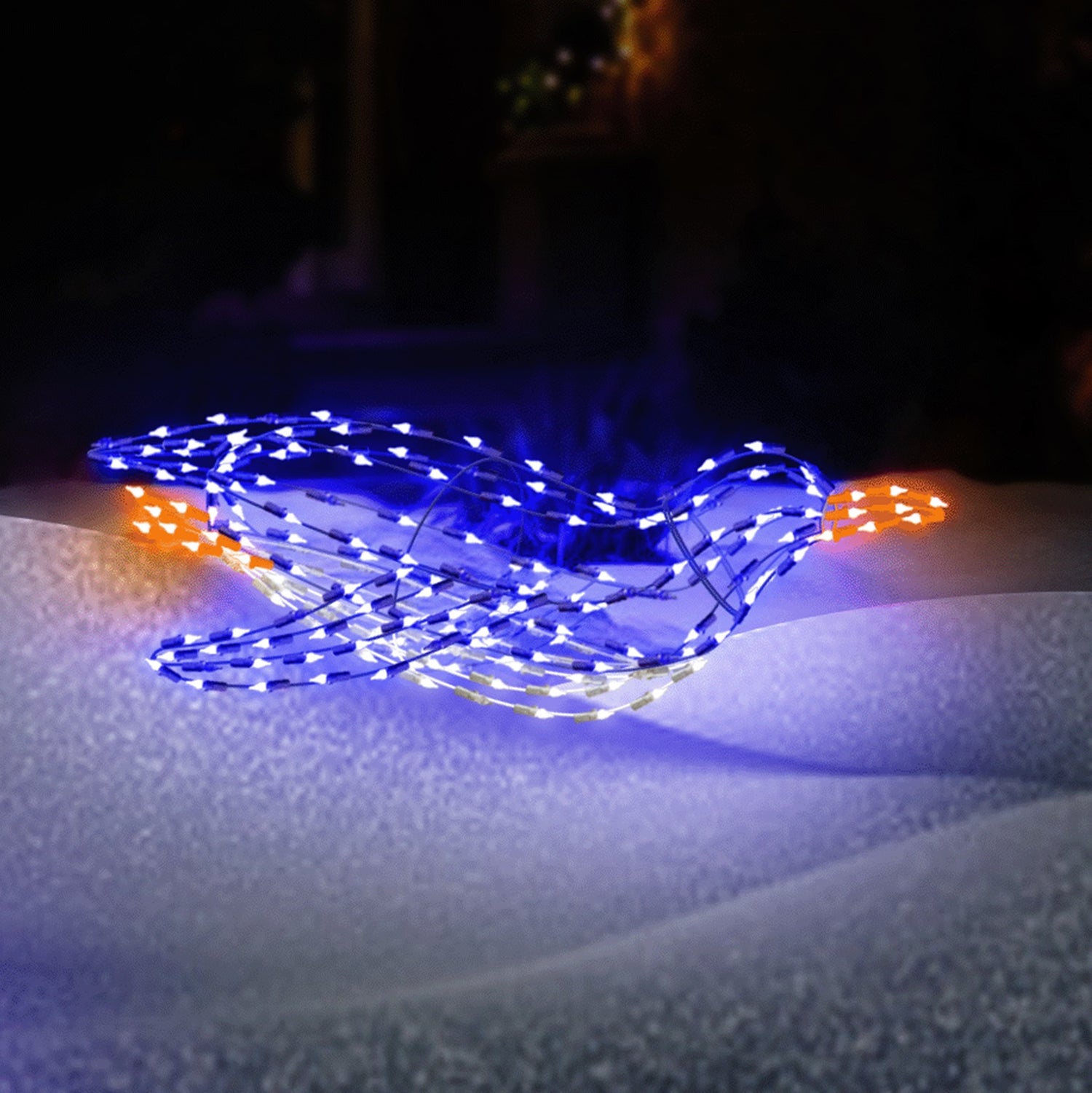 Happy Twinkling LED Penguin Outdoor Wire Decorations Bundle (3-Pack)