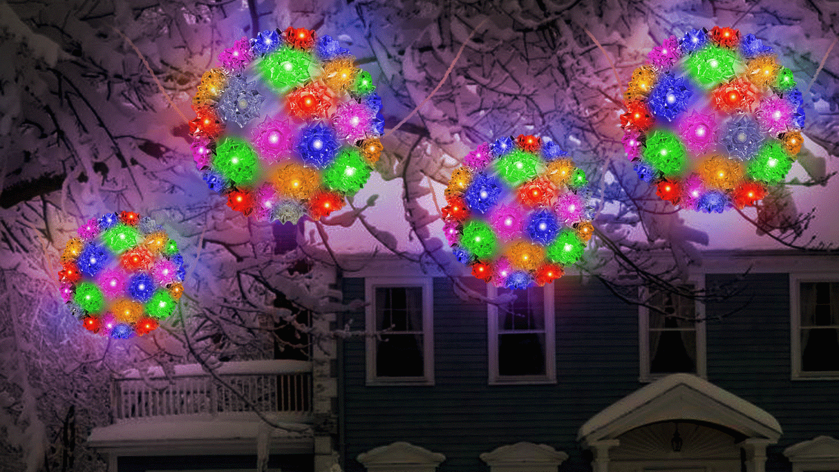 5.5" Crystal Twinkling LED Sphere Decoration