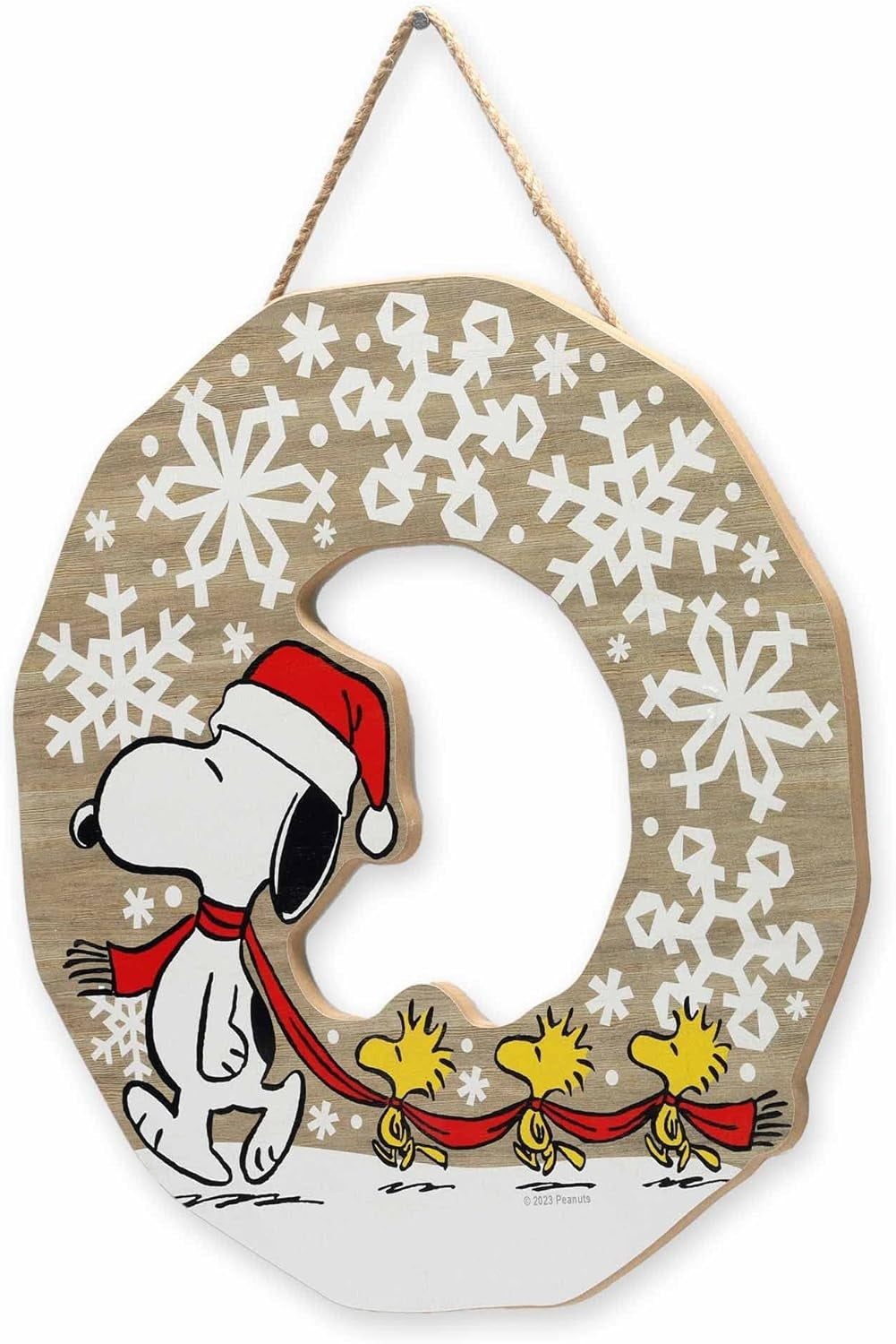 Peanuts® Snoopy Snowflake Wreath Hanging Decoration