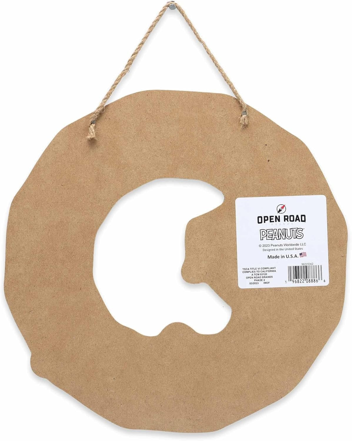 Peanuts® Snoopy Snowflake Wreath Hanging Decoration