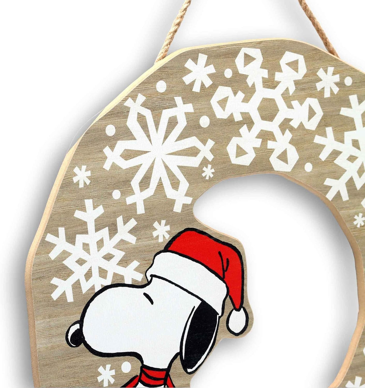 Peanuts® Snoopy Snowflake Wreath Hanging Decoration