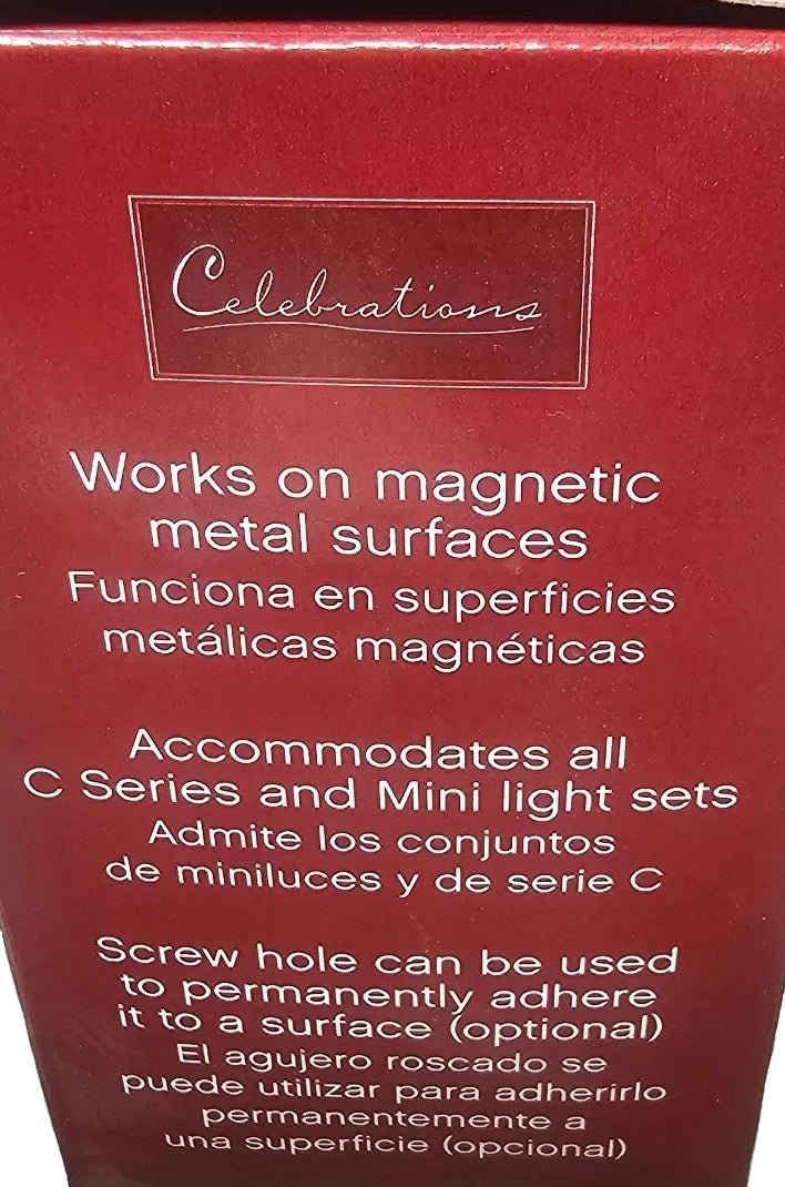 Set of 12 Magnetic Light Clips