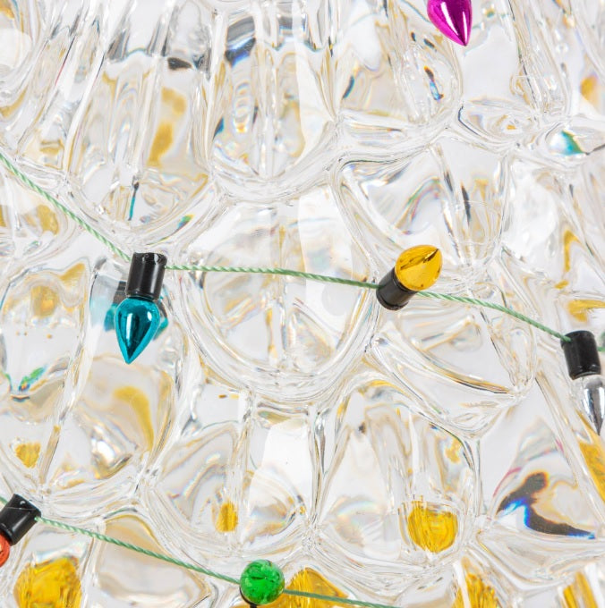 12.2" Battery-Operated Holiday Spinning Water Globe Tree