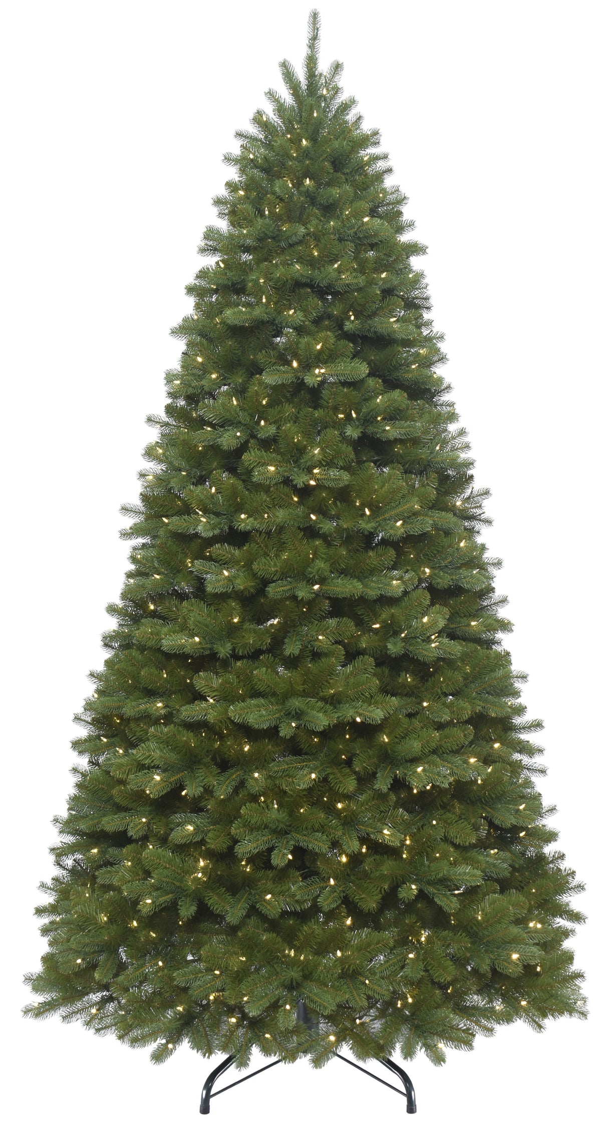 10 foot artificial tree with galaxy LED lights that have 10 functions.