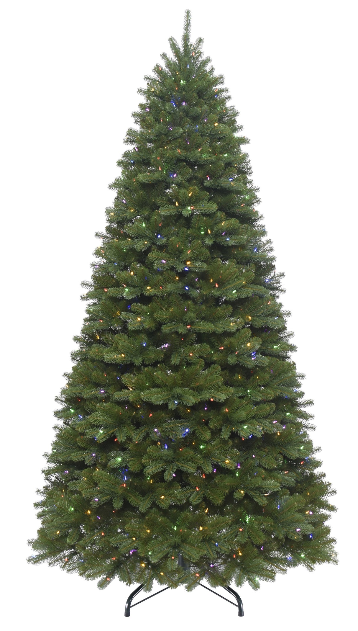 10 foot artificial tree with galaxy LED lights that have 10 functions.