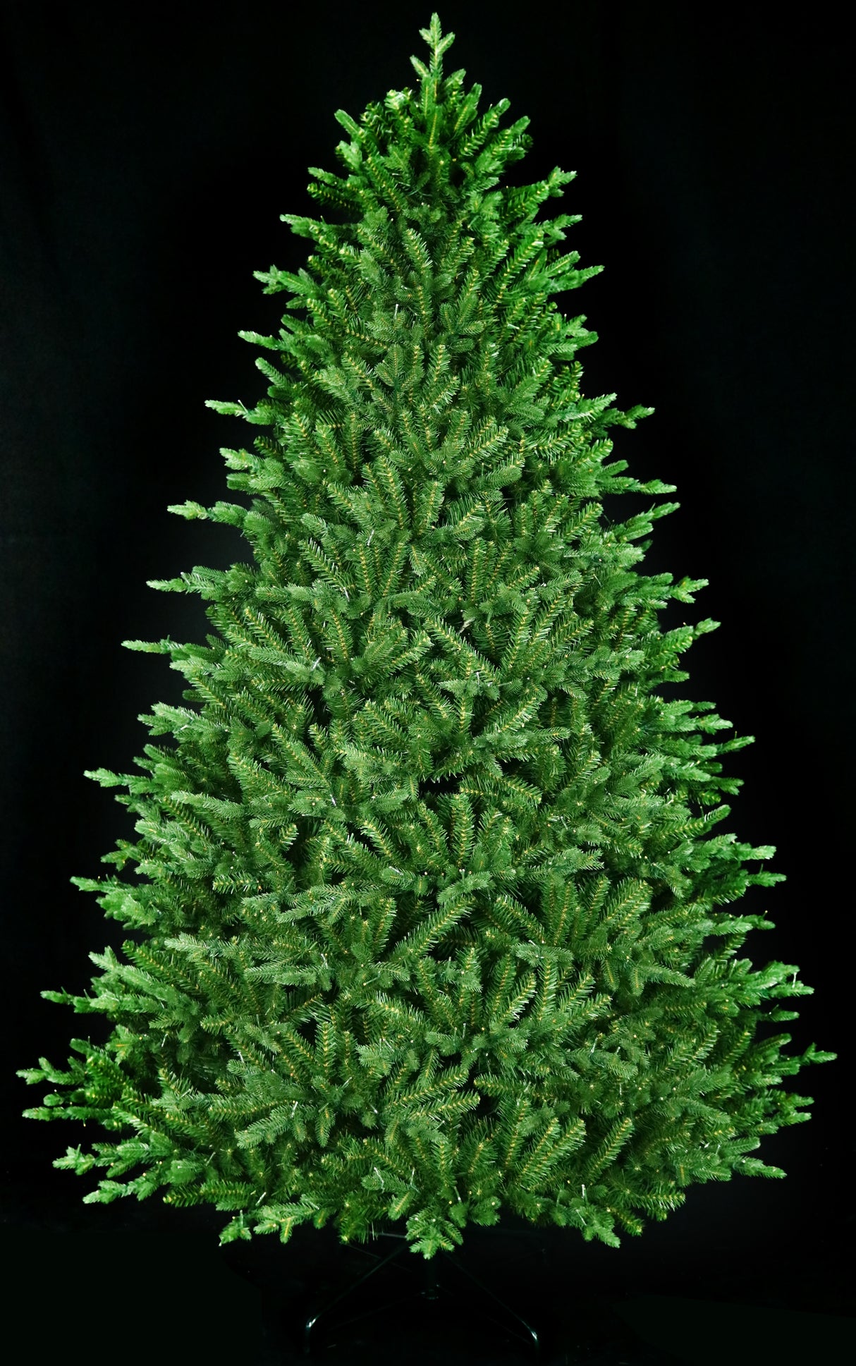 7.5 ft. artificial tree with Color-Changing Starry LED lights.