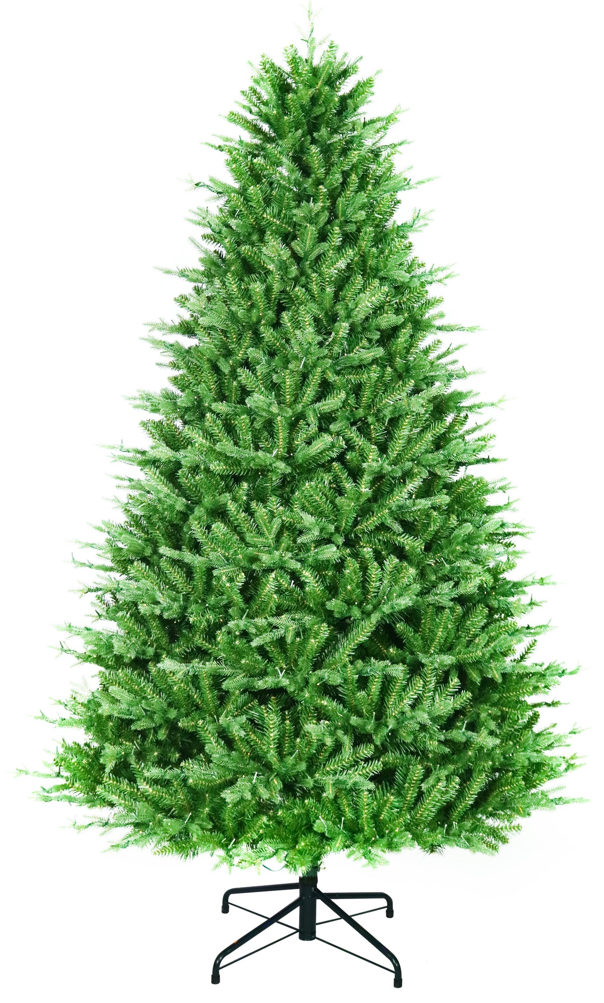 7.5 ft. artificial tree with Color-Changing Starry LED lights.