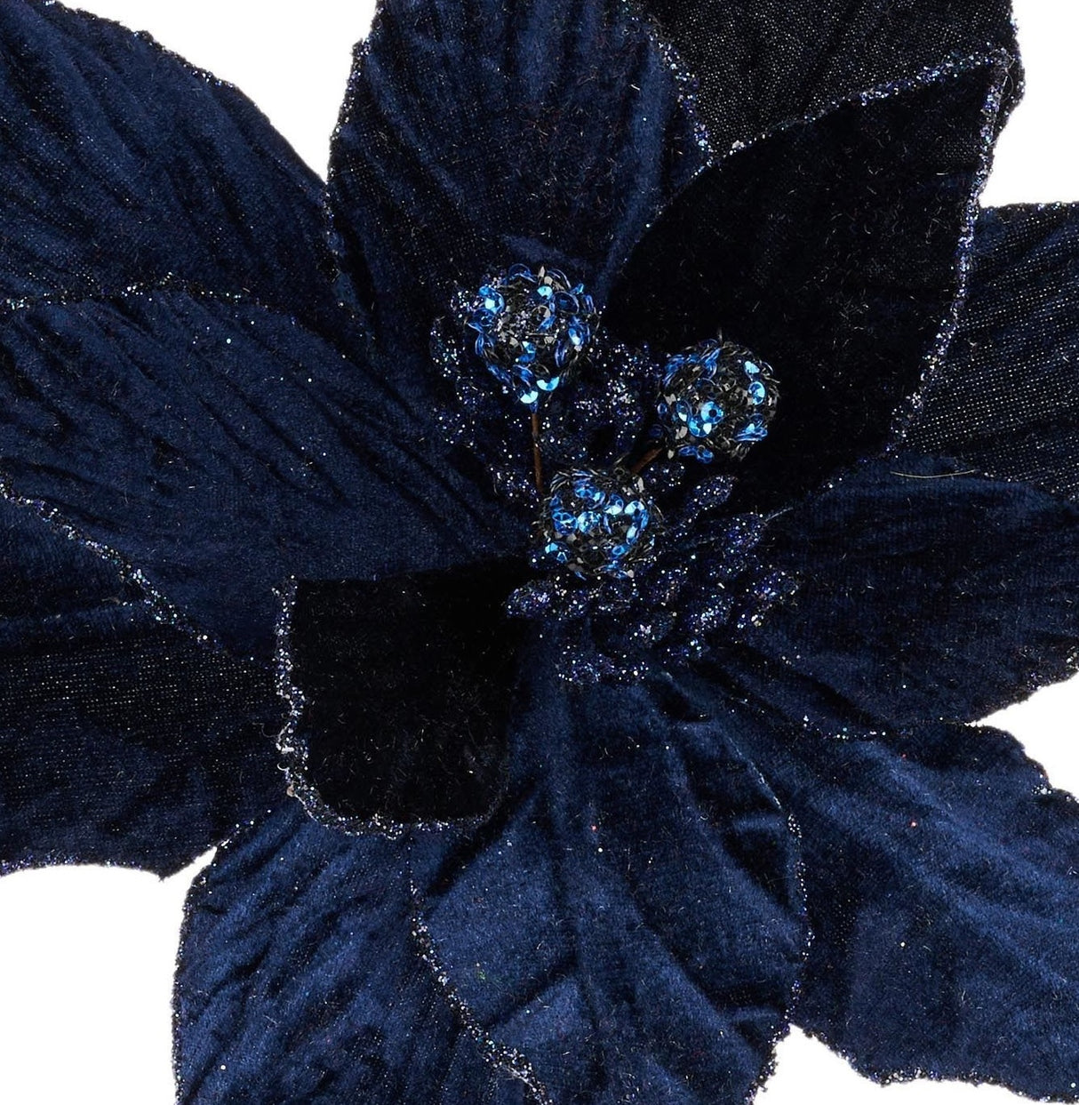 This is an up close view of the glitter on the center and on the edges.