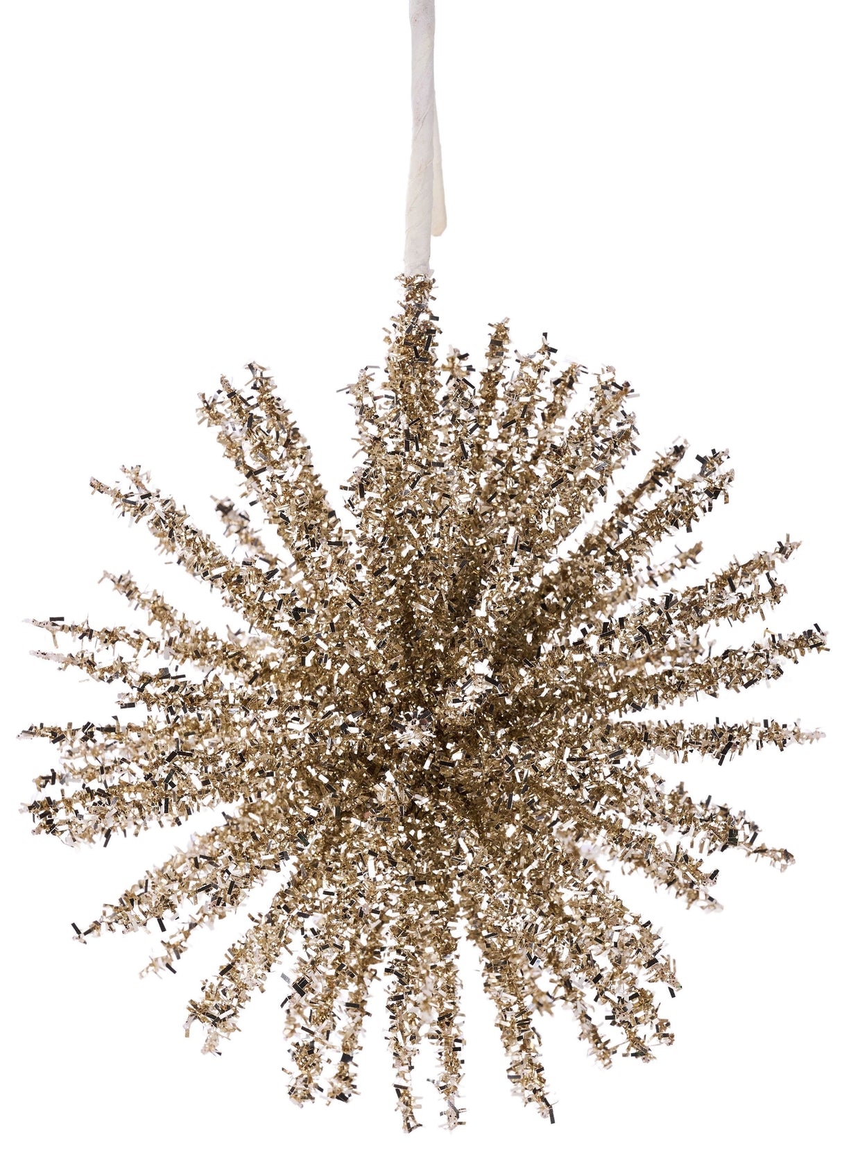 6" Champagne Starburst Ornament
