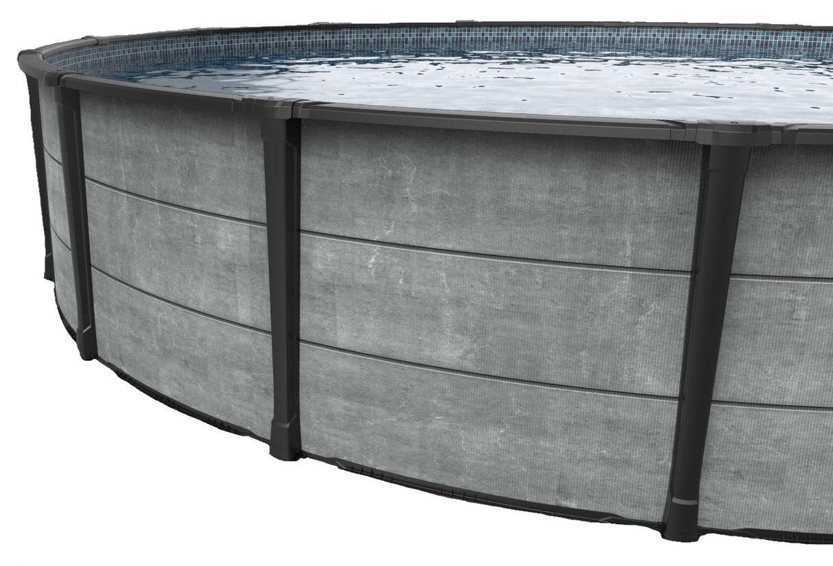 Carvin® Silver Series Newtown 52" Round Above Ground Swimming Pool