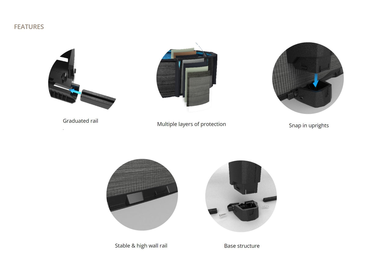 Carvin® Silver Series Newtown 52" Round Above Ground Swimming Pool