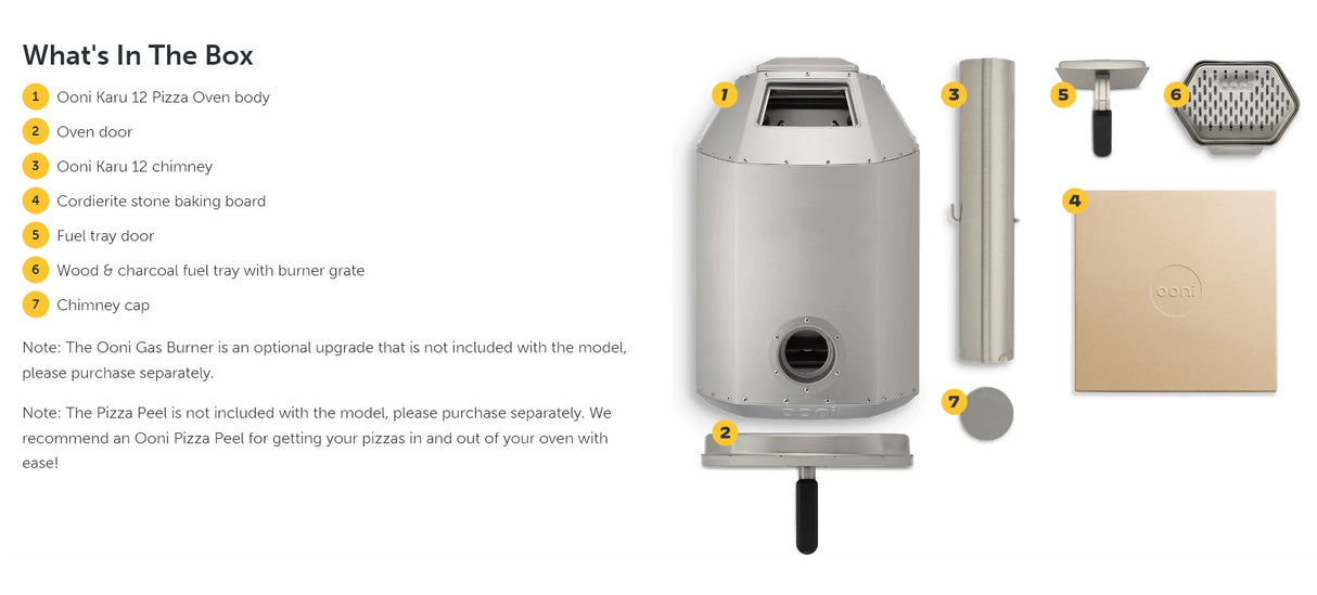 Ooni Karu 12 Multi-Fuel Pizza Oven