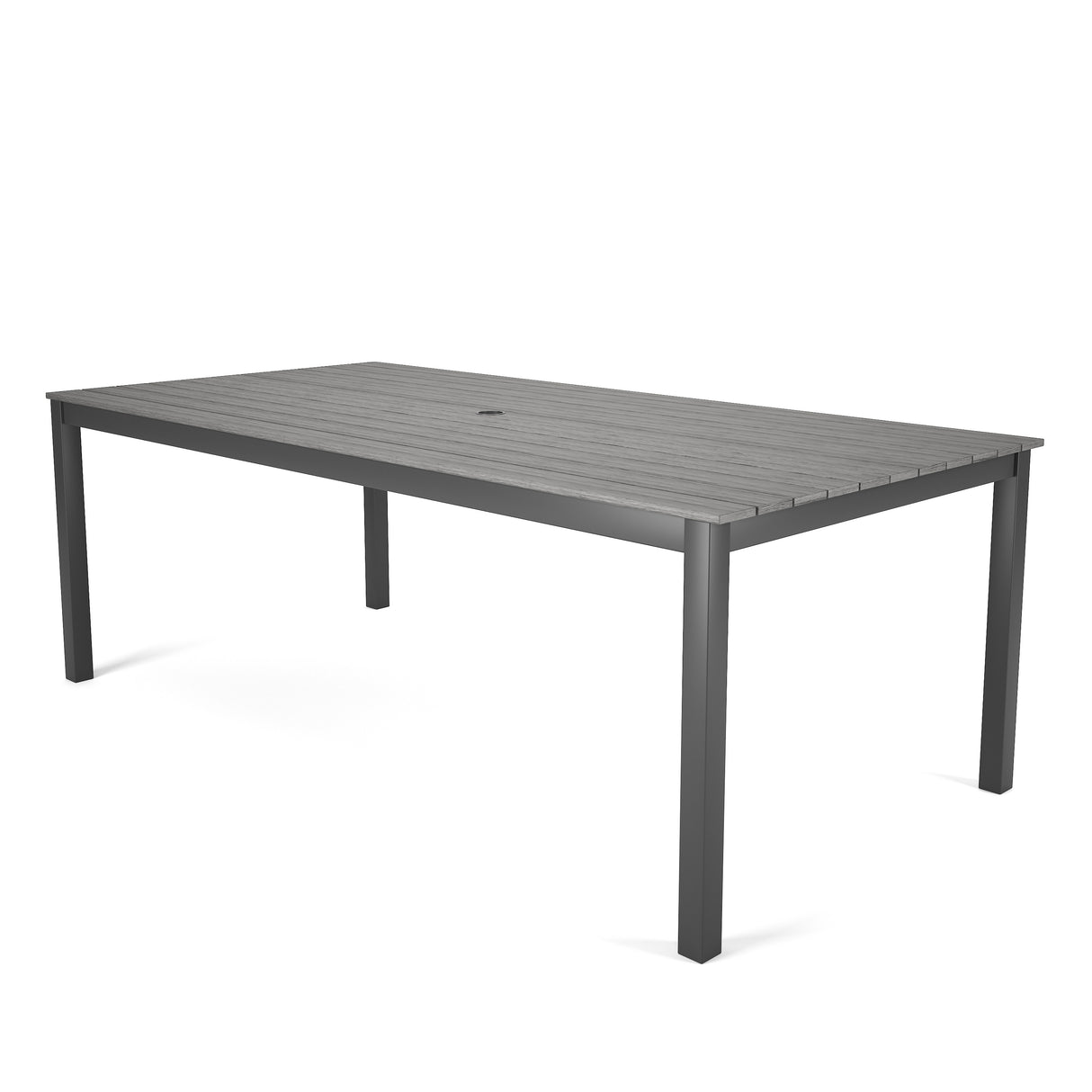 This image shows the large sized dining table on a white background.