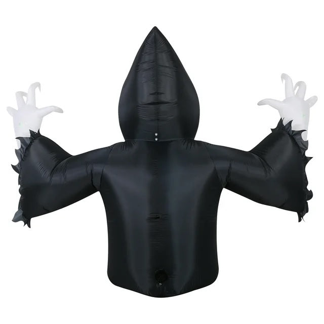 7' Pre-Lit Lurking Reaper Inflatable with Swirling Lights
