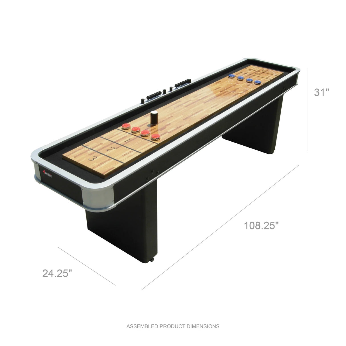 9' Atomic Platinum Shuffleboard