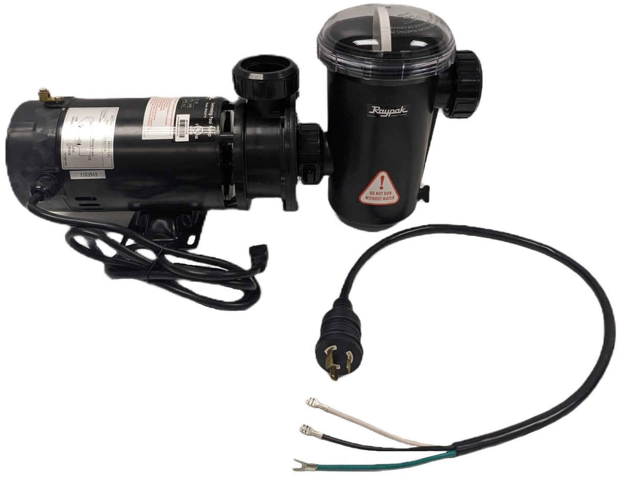 Raypak 3/4 HP Above Ground Pool Constant Speed Pump 110/115V with Twist Lock Cord