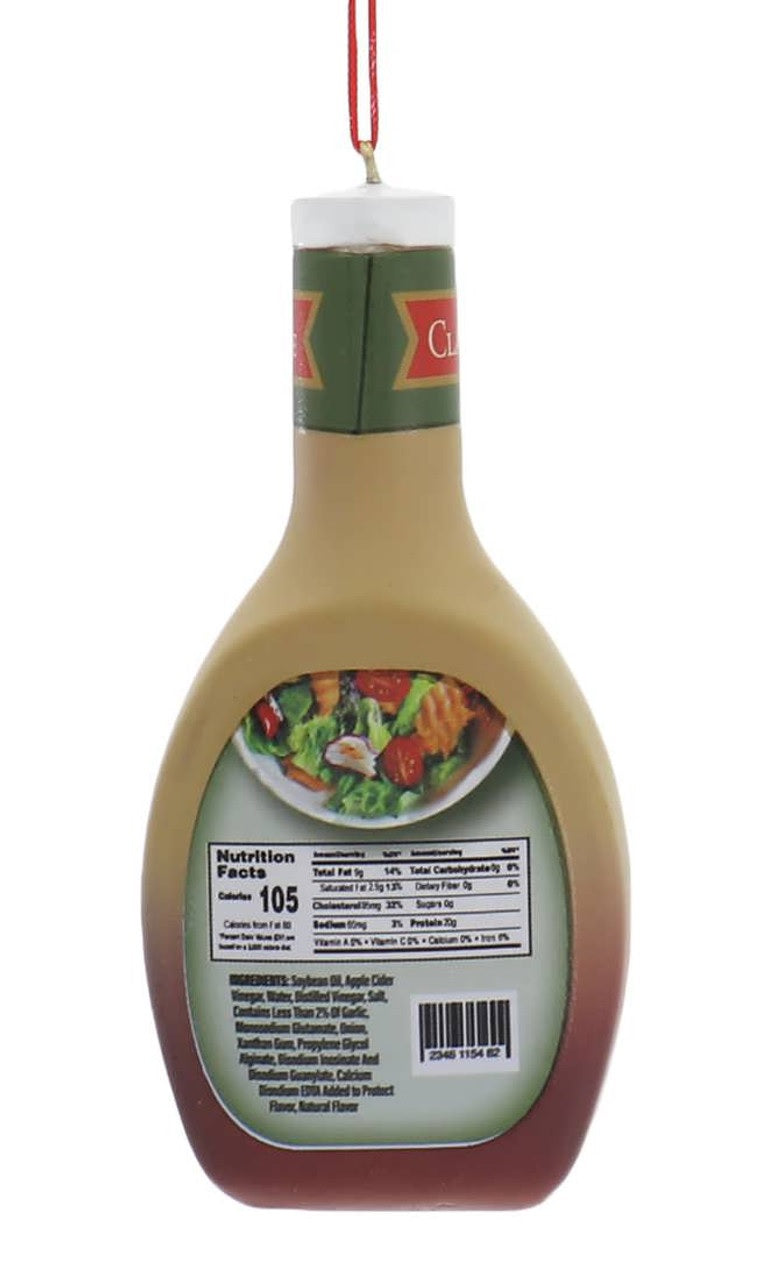 3.75" Salad Dressing Condiment Bottle Ornament