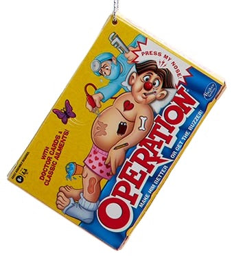 3.5" Hasbro Retro Board Game Ornament