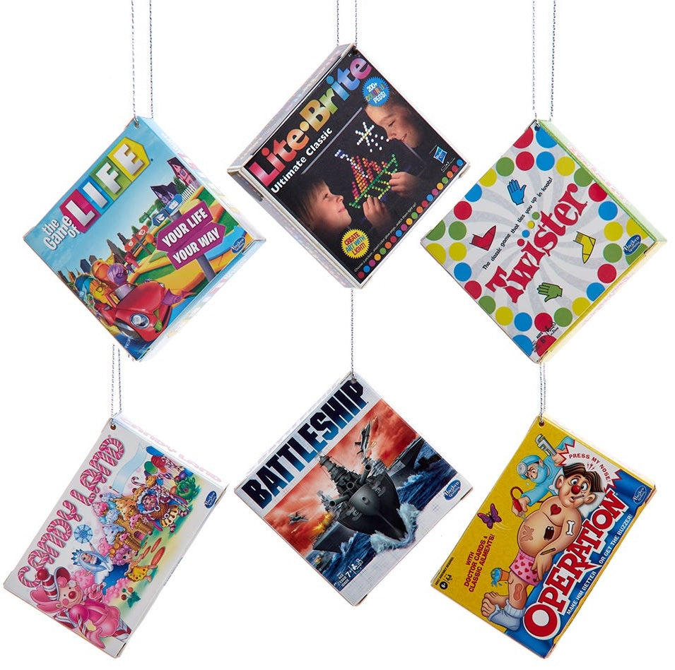 3.5" Hasbro Retro Board Game Ornament